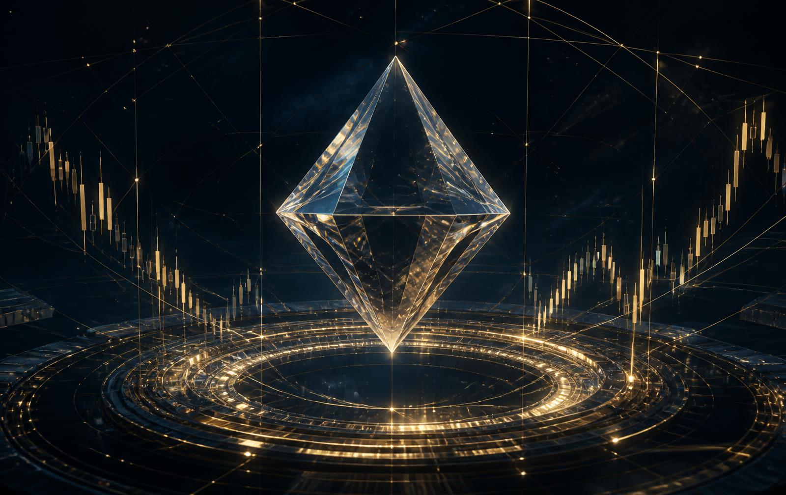 Abstract orbital research visual representing independent gmTrade.ai trading platform analysis